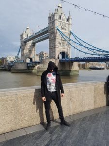 Мантия кочевняя с капюшоном черная UK Division